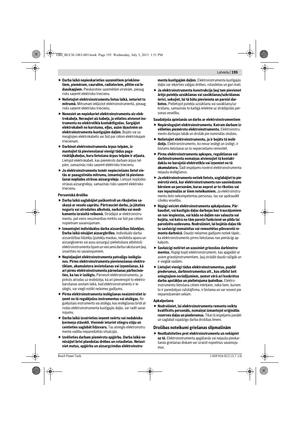 Bosch GCO 2000 Professional User Manual | Page 195 / 223