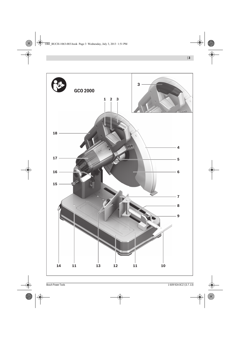 Gco 2000 | Bosch GCO 2000 Professional User Manual | Page 3 / 223
