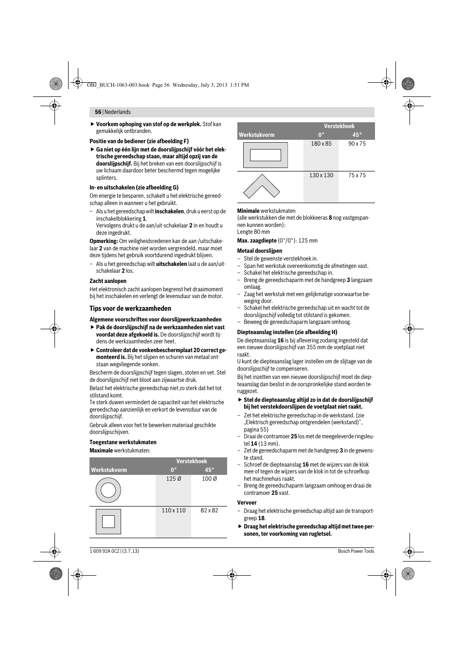 Bosch GCO 2000 Professional User Manual | Page 56 / 223