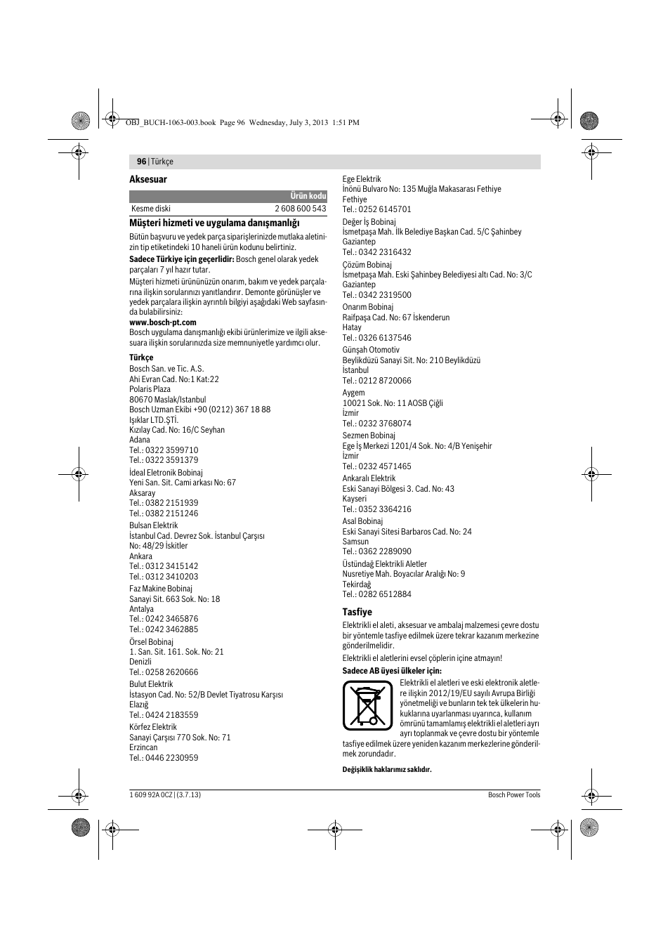 Bosch GCO 2000 Professional User Manual | Page 96 / 223