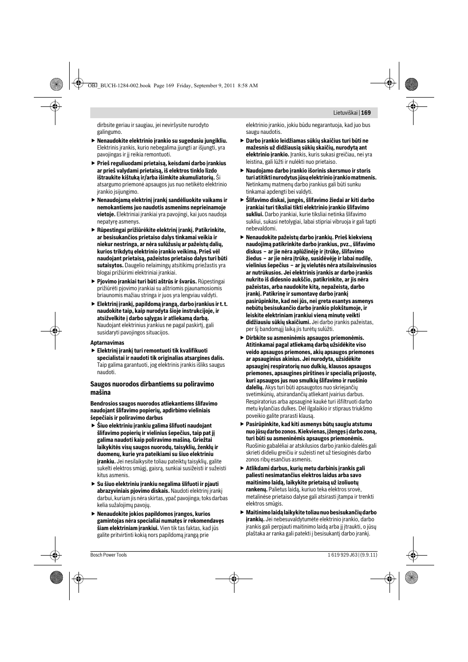 Bosch GPO 14 CE Professional User Manual | Page 168 / 186