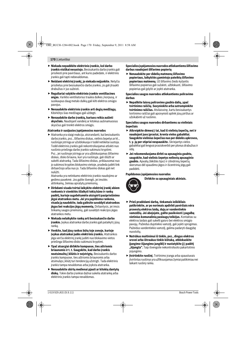 Bosch GPO 14 CE Professional User Manual | Page 169 / 186