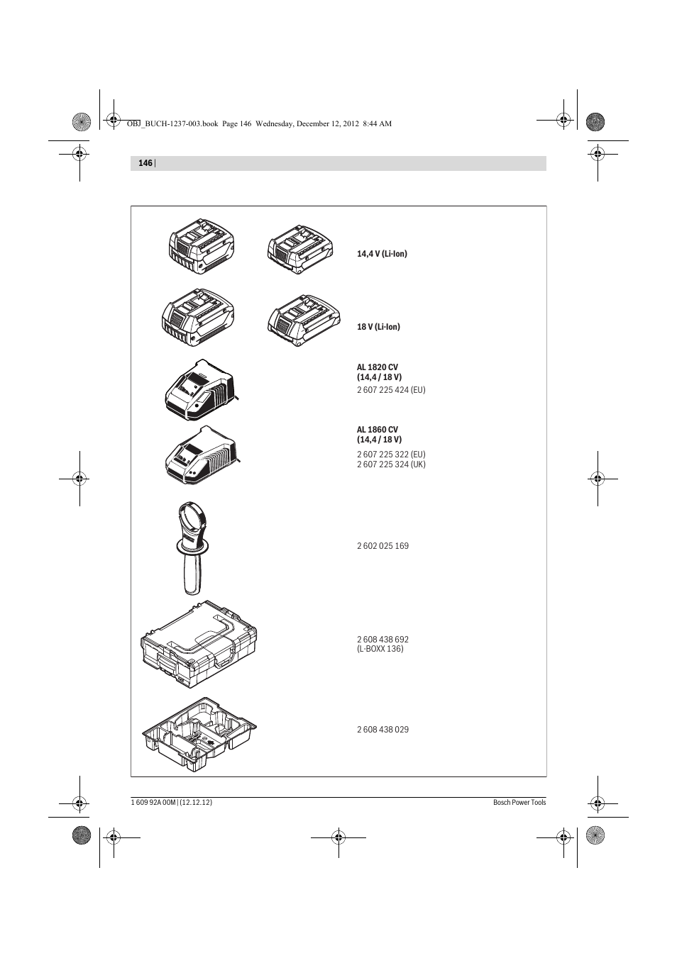 Bosch GSR 14,4 VE-2-LI Professional User Manual | Page 146 / 146