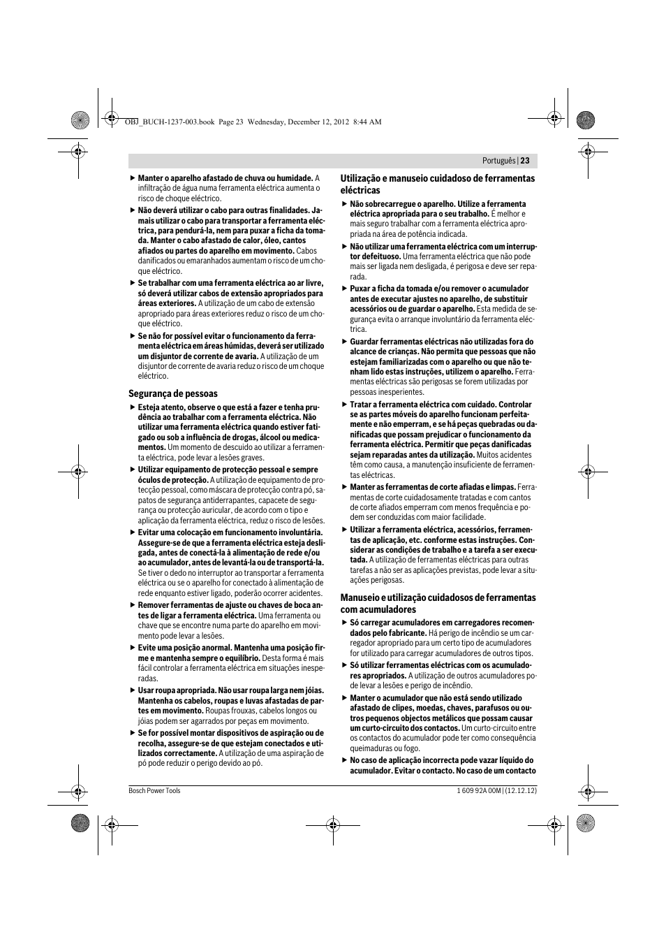 Bosch GSR 14,4 VE-2-LI Professional User Manual | Page 23 / 146