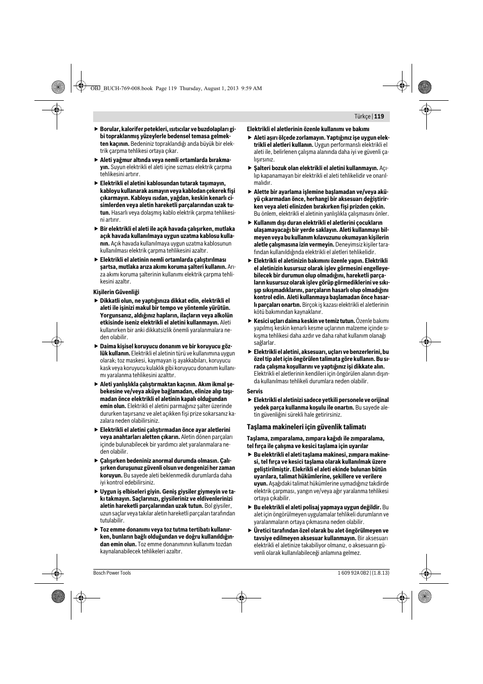 Bosch GWS 24-230 JVX Professional User Manual | Page 118 / 299