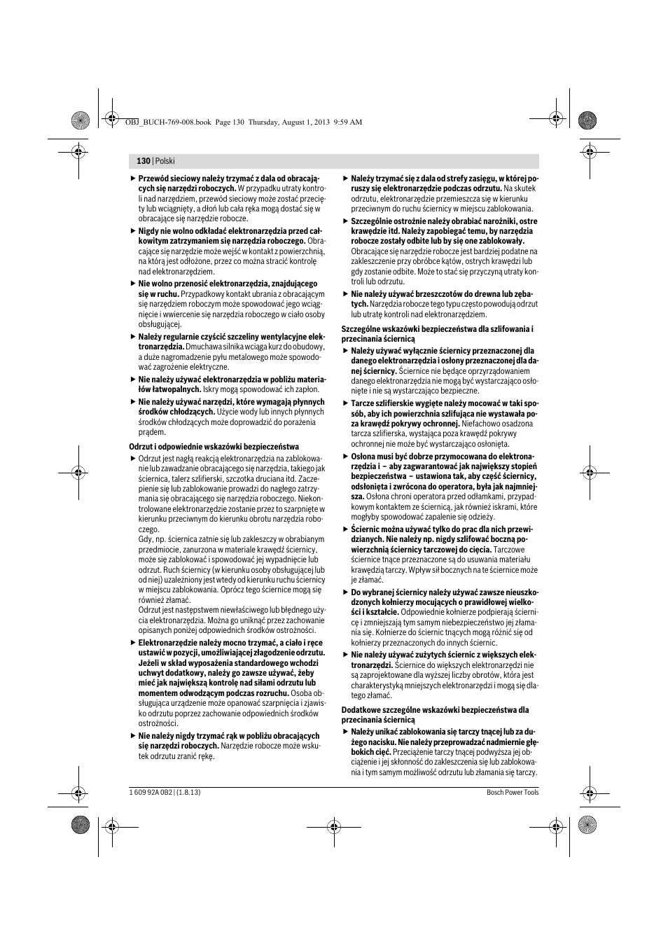 Bosch GWS 24-230 JVX Professional User Manual | Page 129 / 299