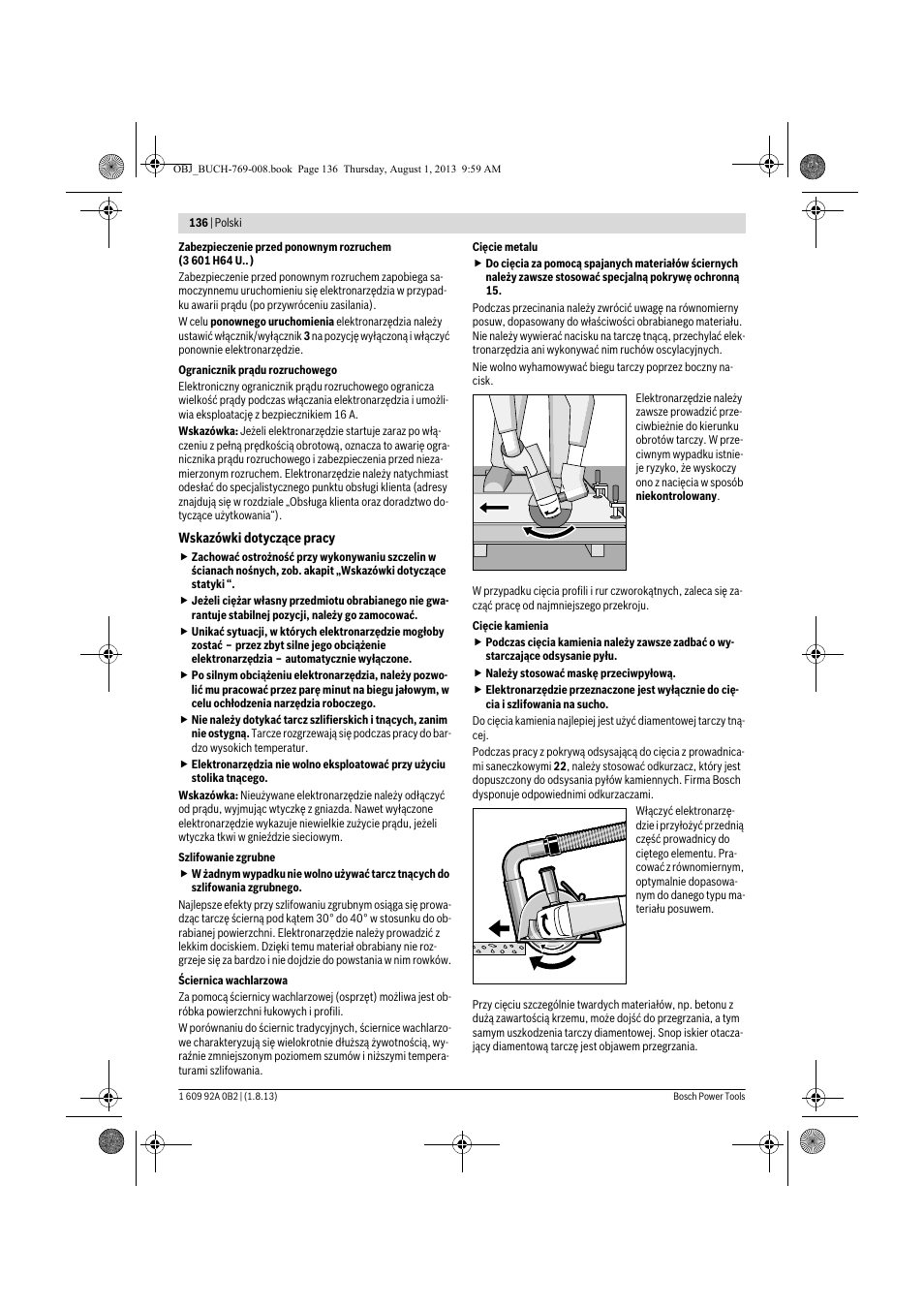 Bosch GWS 24-230 JVX Professional User Manual | Page 135 / 299