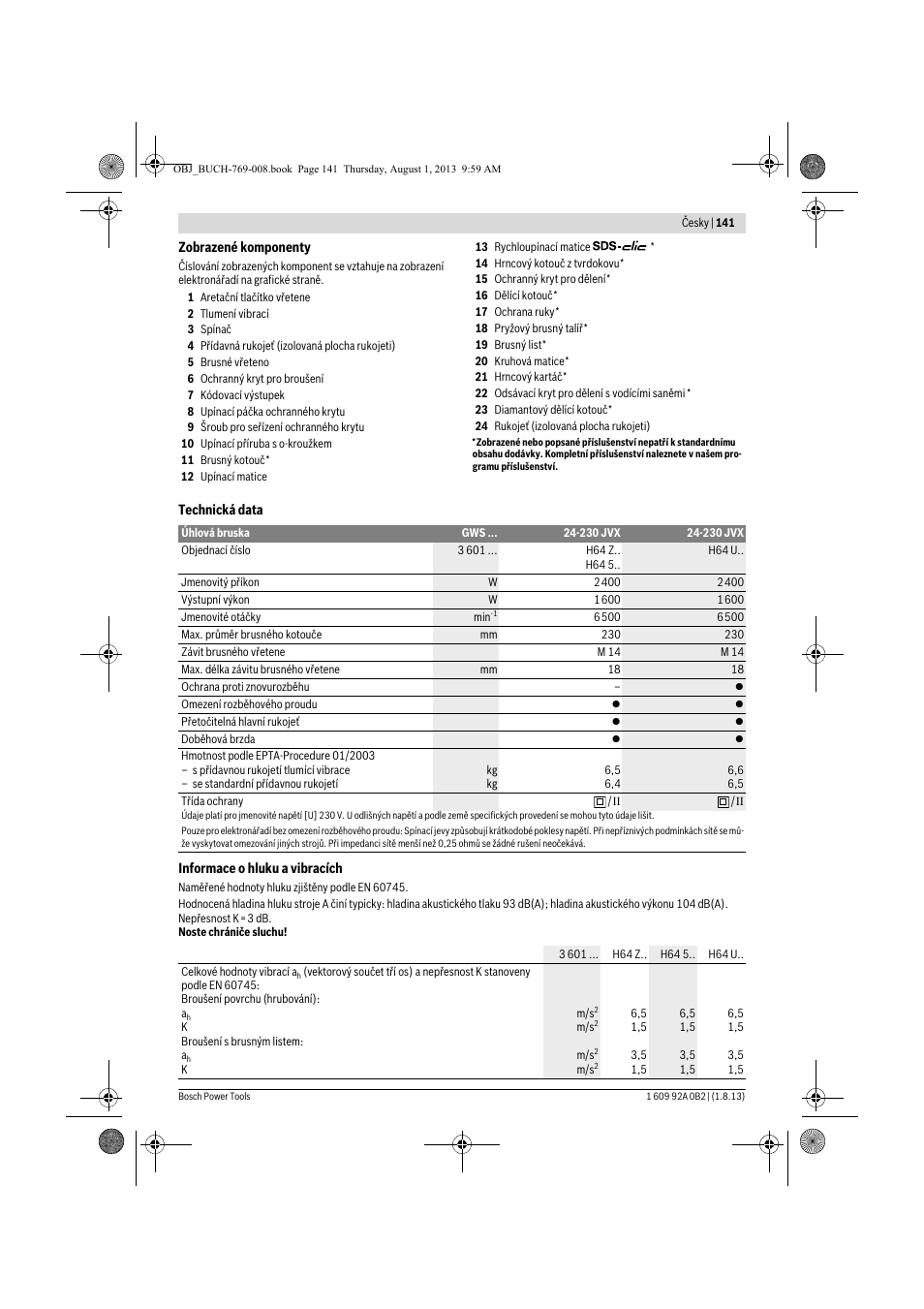 Bosch GWS 24-230 JVX Professional User Manual | Page 140 / 299