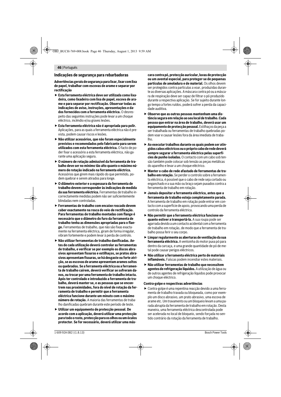 Bosch GWS 24-230 JVX Professional User Manual | Page 45 / 299