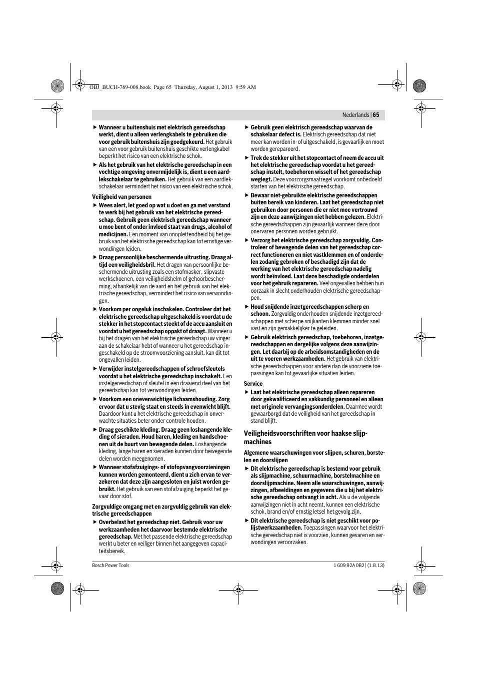 Bosch GWS 24-230 JVX Professional User Manual | Page 64 / 299