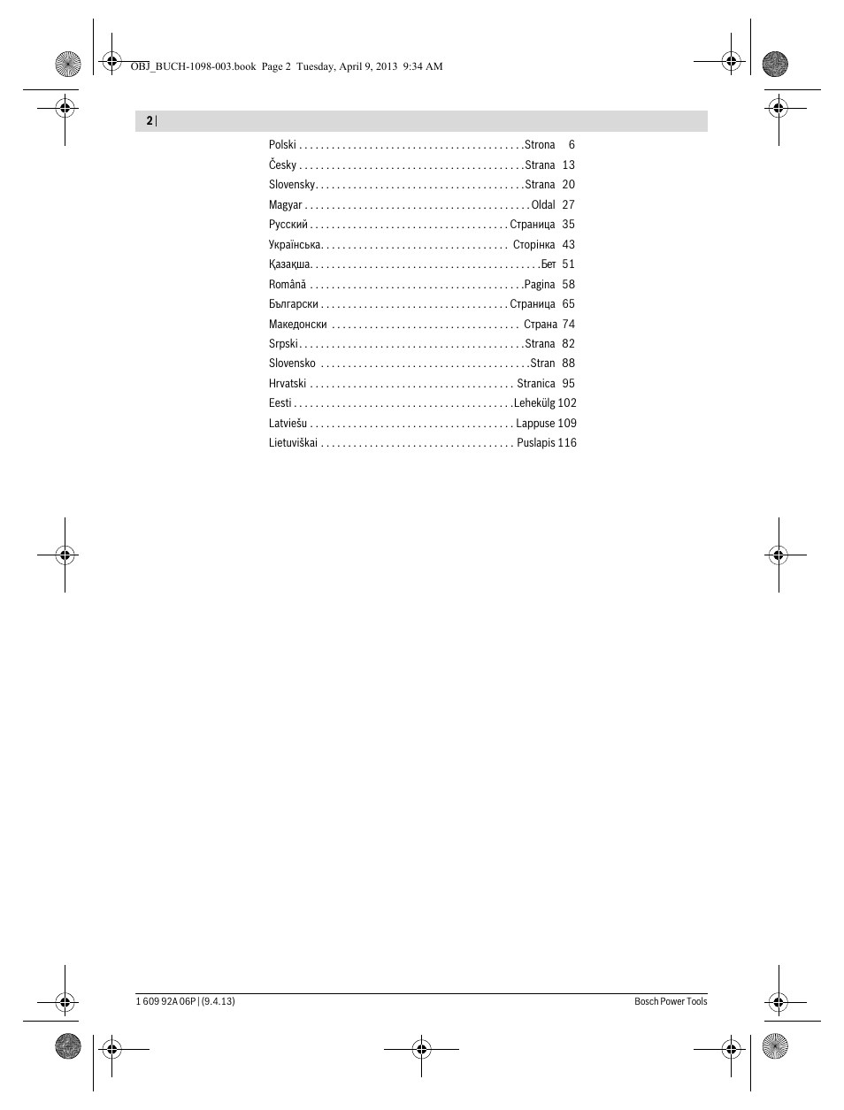 Bosch PST 900 PEL User Manual | Page 2 / 125