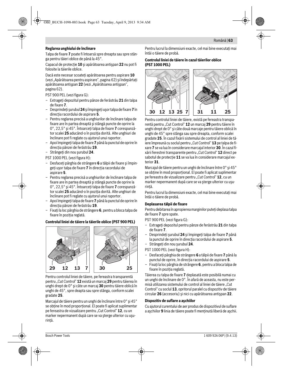 Bosch PST 900 PEL User Manual | Page 63 / 125