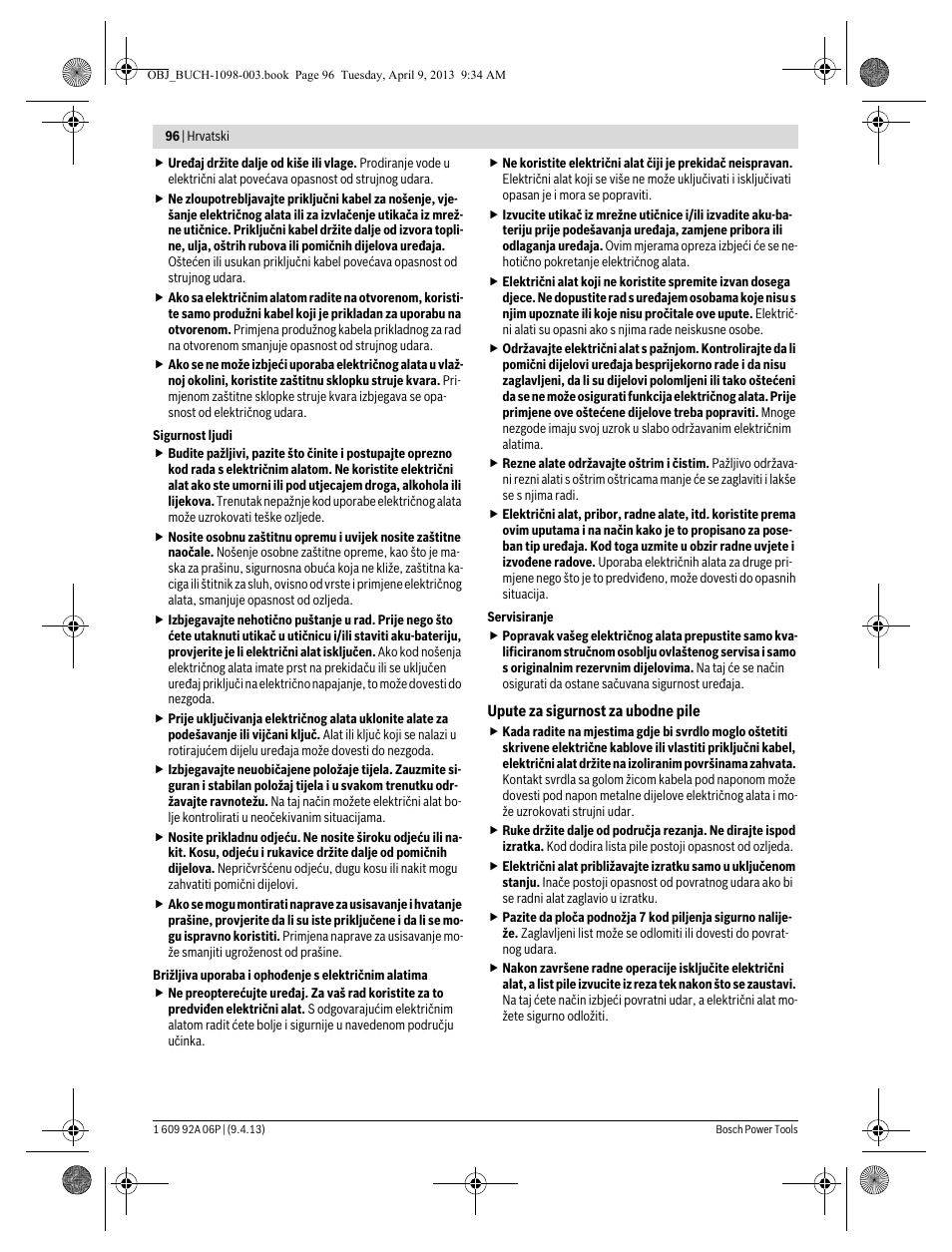 Bosch PST 900 PEL User Manual | Page 96 / 125