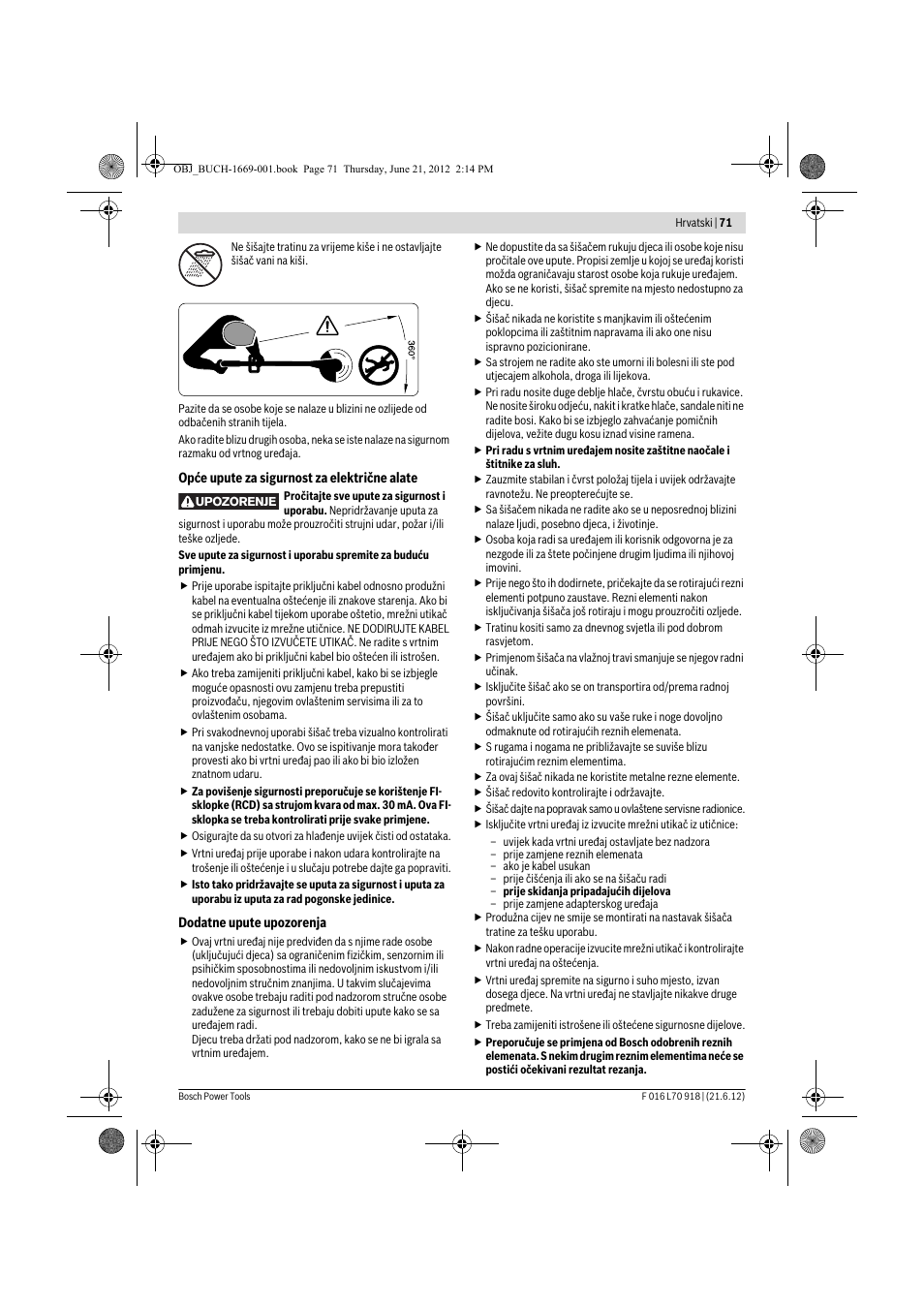 Bosch AMW 10 RT User Manual | Page 71 / 91