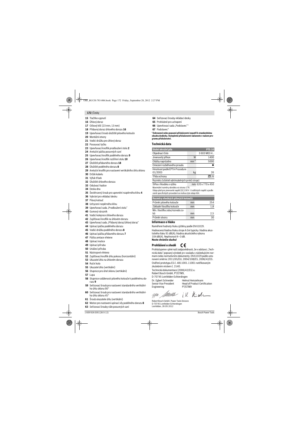 Bosch PTS 10 User Manual | Page 172 / 309