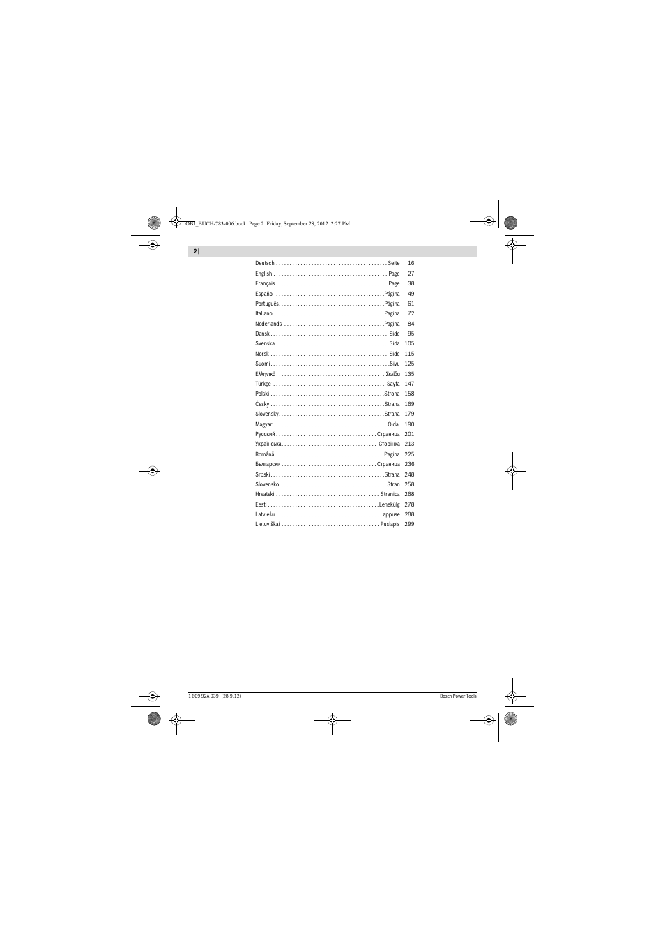 Bosch PTS 10 User Manual | Page 2 / 309