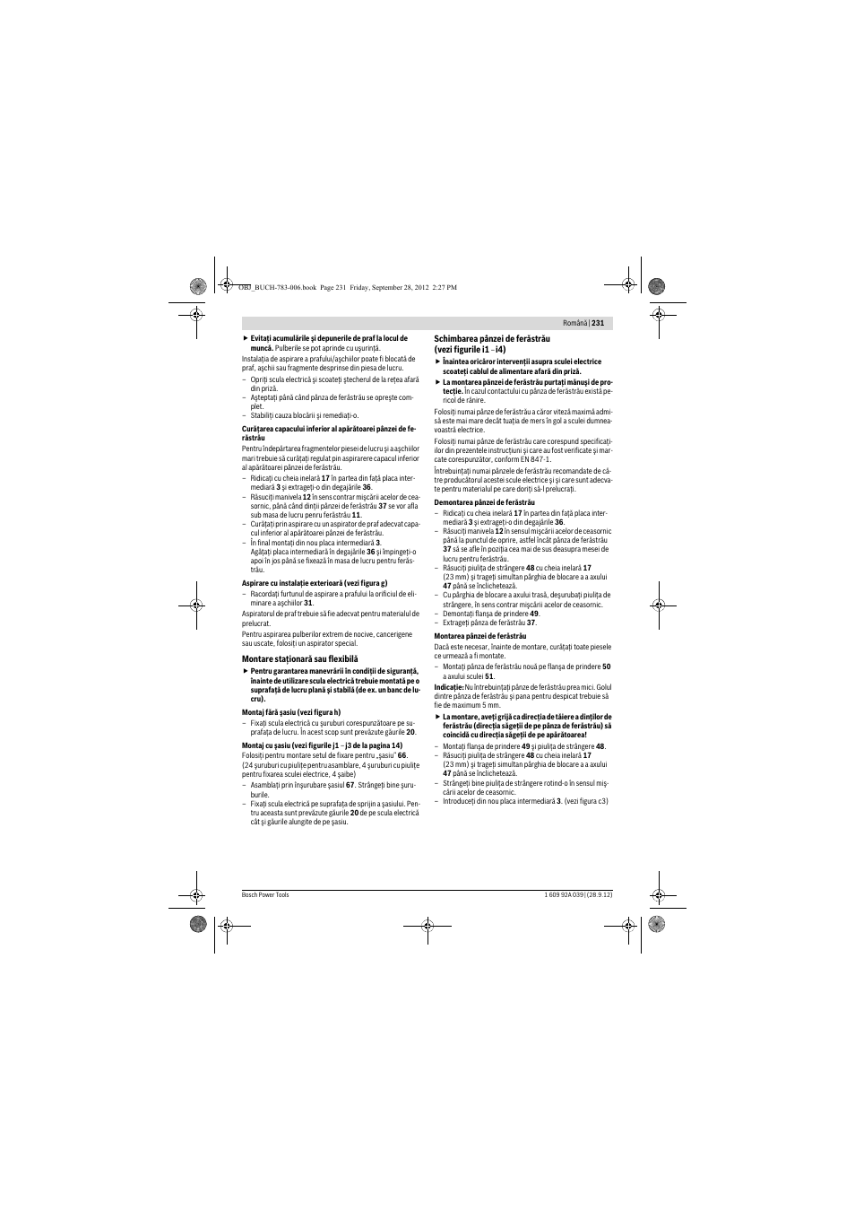 Bosch PTS 10 User Manual | Page 231 / 309