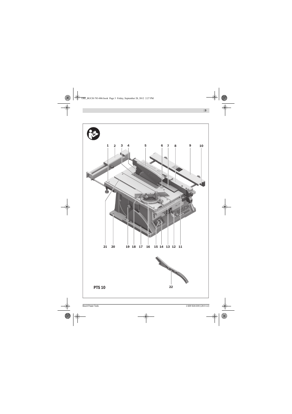 Bosch PTS 10 User Manual | Page 3 / 309