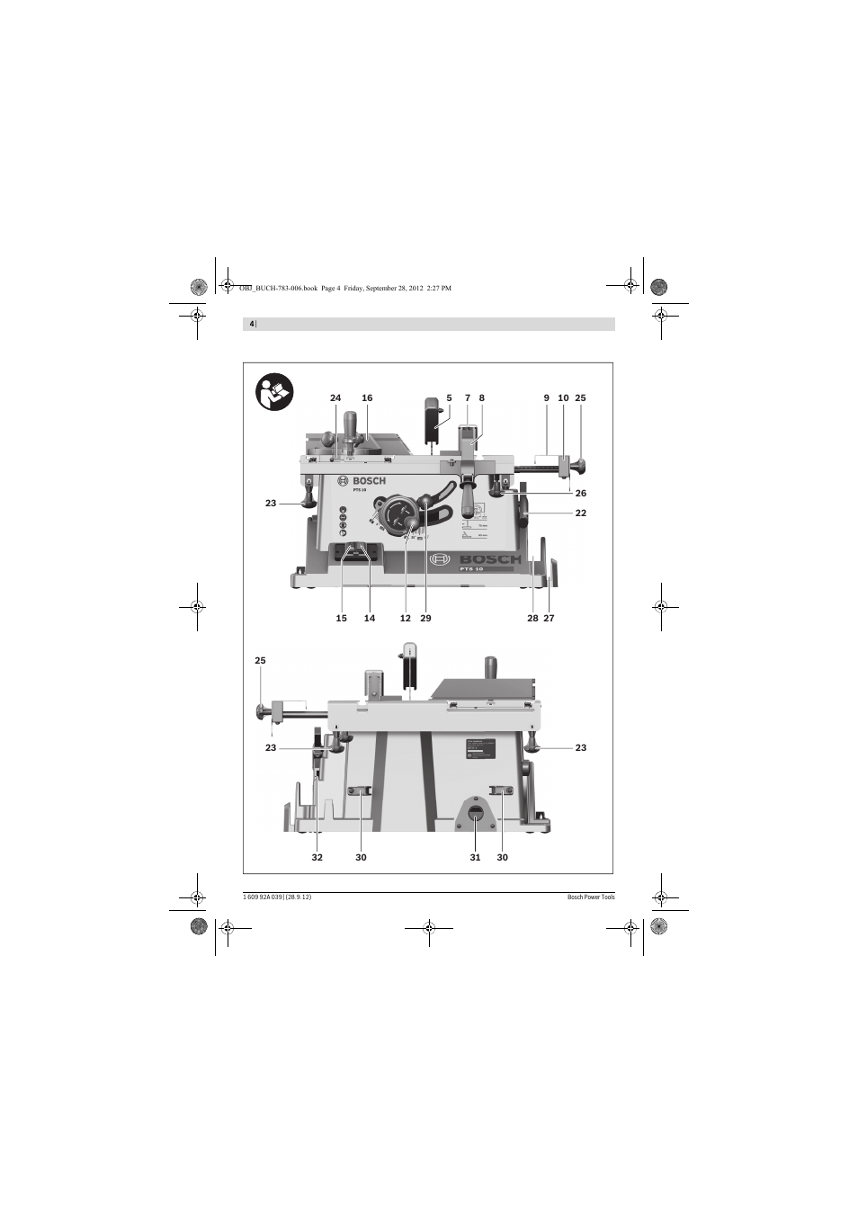 Bosch PTS 10 User Manual | Page 4 / 309