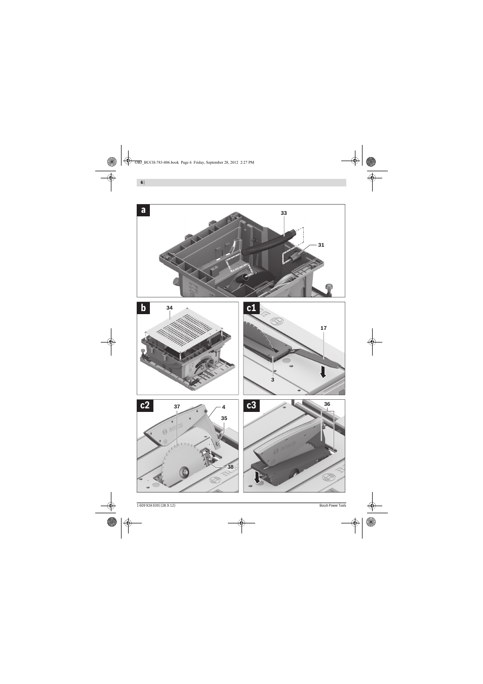 Ab c1 c2 c3 | Bosch PTS 10 User Manual | Page 6 / 309