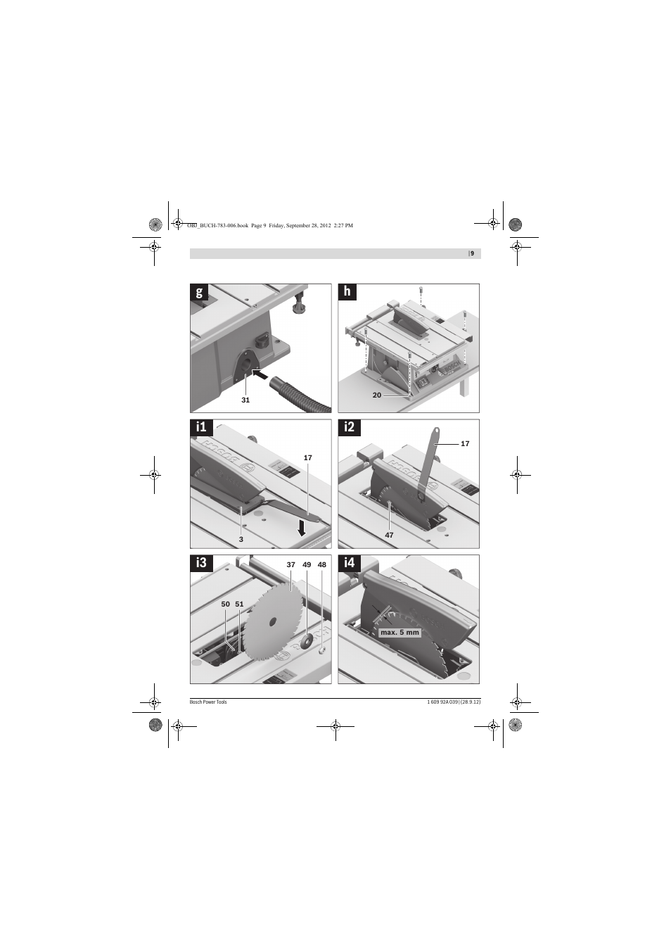 Gh i1 i2 i3 i4 | Bosch PTS 10 User Manual | Page 9 / 309