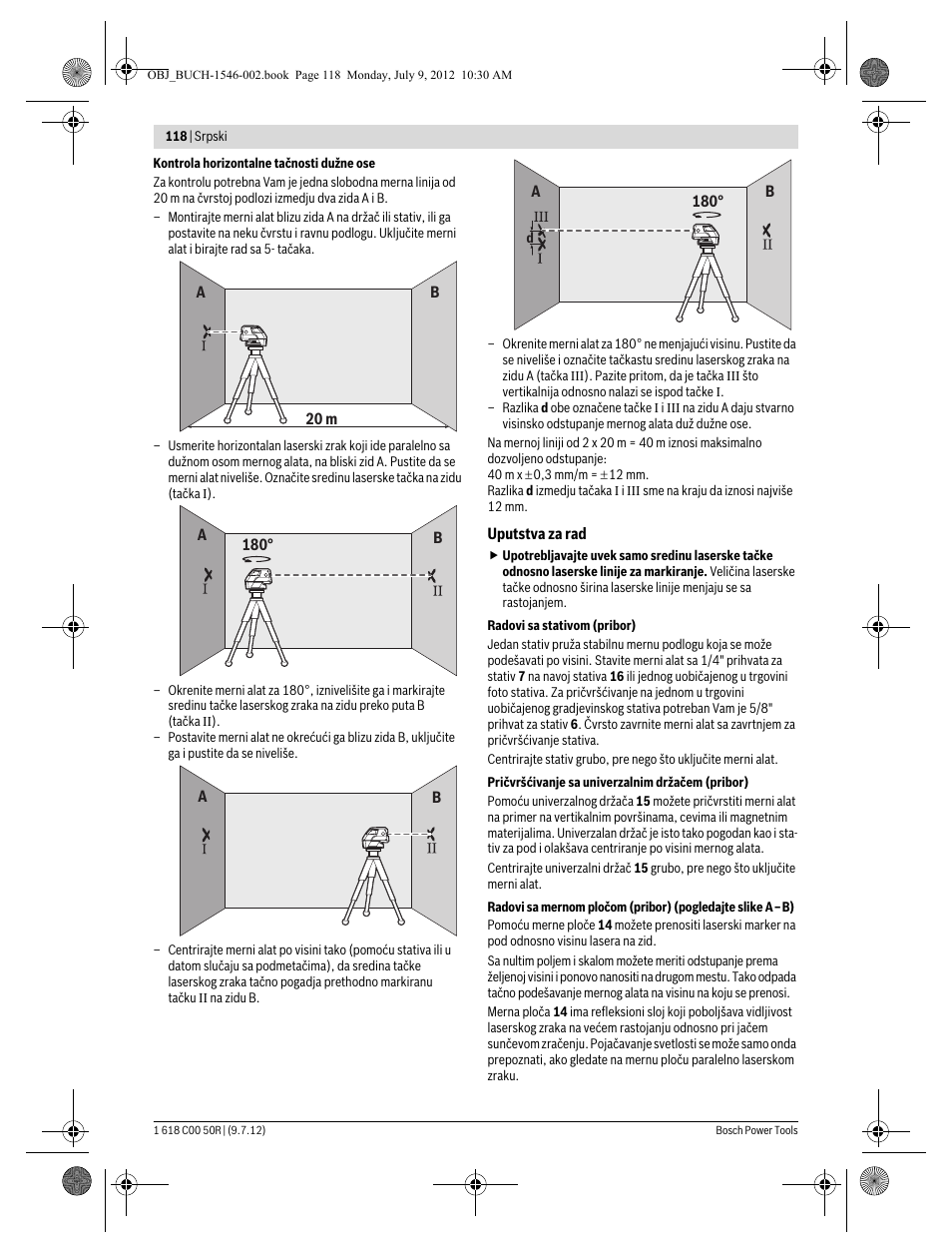 Bosch GCL 25 Professional User Manual | Page 118 / 190