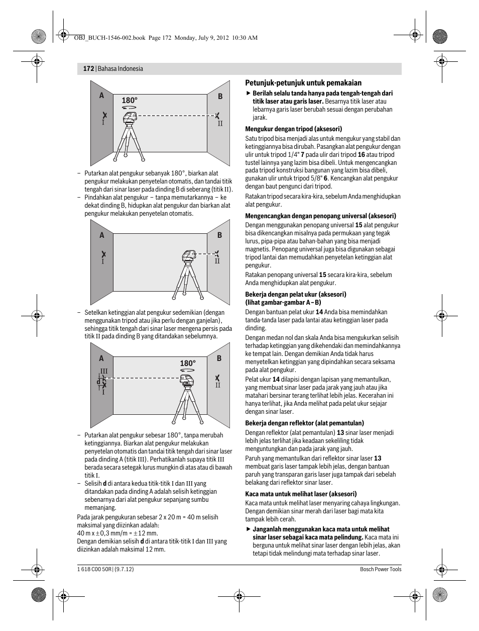 Bosch GCL 25 Professional User Manual | Page 172 / 190