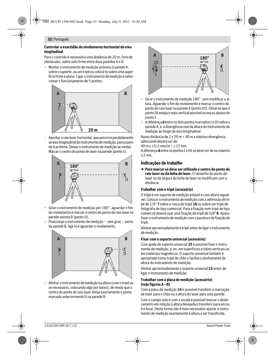 Bosch GCL 25 Professional User Manual | Page 32 / 190