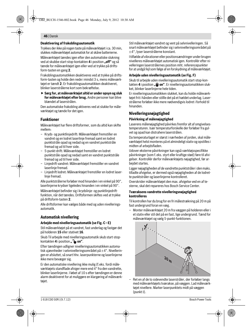 Bosch GCL 25 Professional User Manual | Page 46 / 190