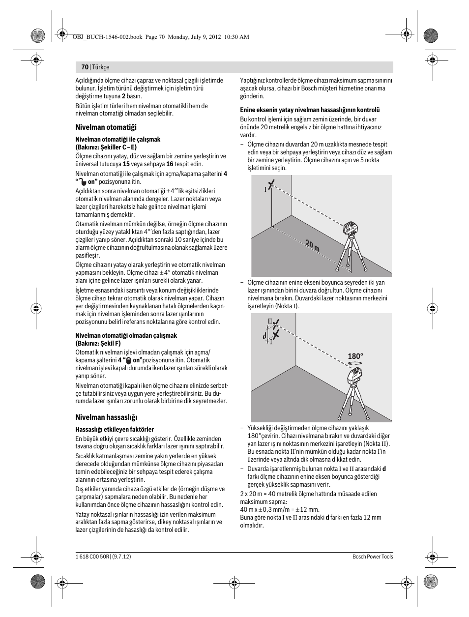 Bosch GCL 25 Professional User Manual | Page 70 / 190