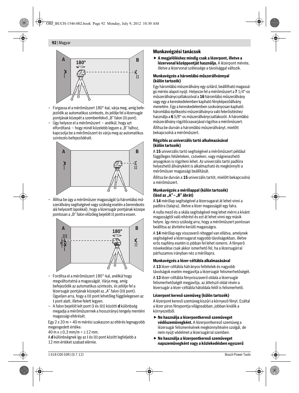 Bosch GCL 25 Professional User Manual | Page 92 / 190