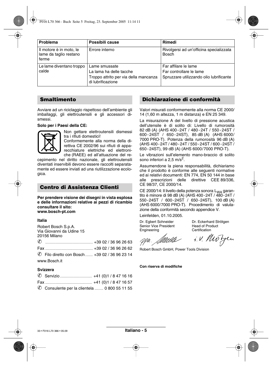 Bosch AHS 550-24 ST User Manual | Page 33 / 69