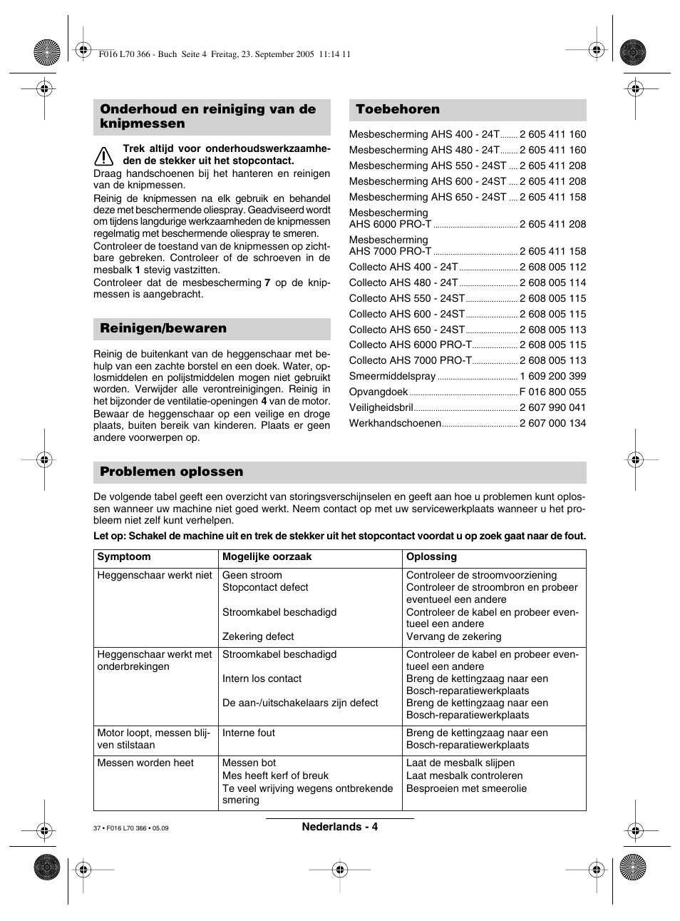 Bosch AHS 550-24 ST User Manual | Page 37 / 69