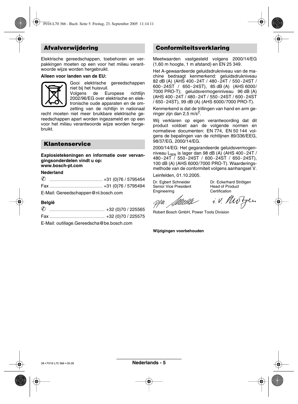 Bosch AHS 550-24 ST User Manual | Page 38 / 69