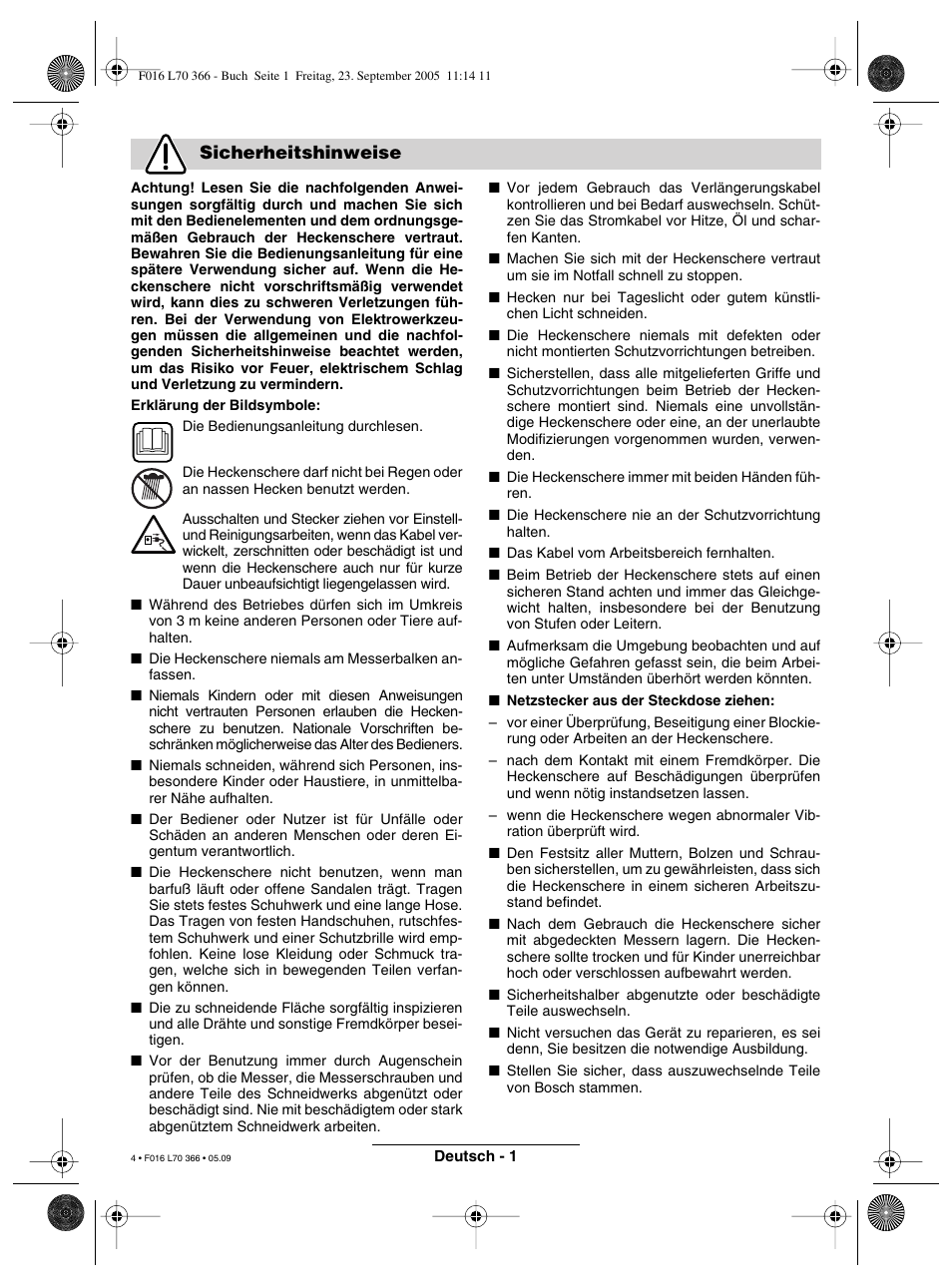 Sicherheitshinweise | Bosch AHS 550-24 ST User Manual | Page 4 / 69