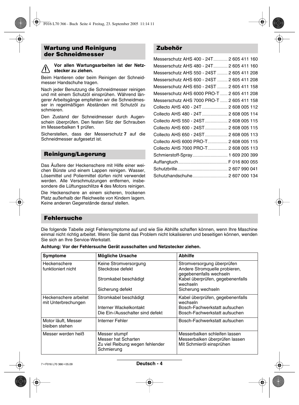 Bosch AHS 550-24 ST User Manual | Page 7 / 69