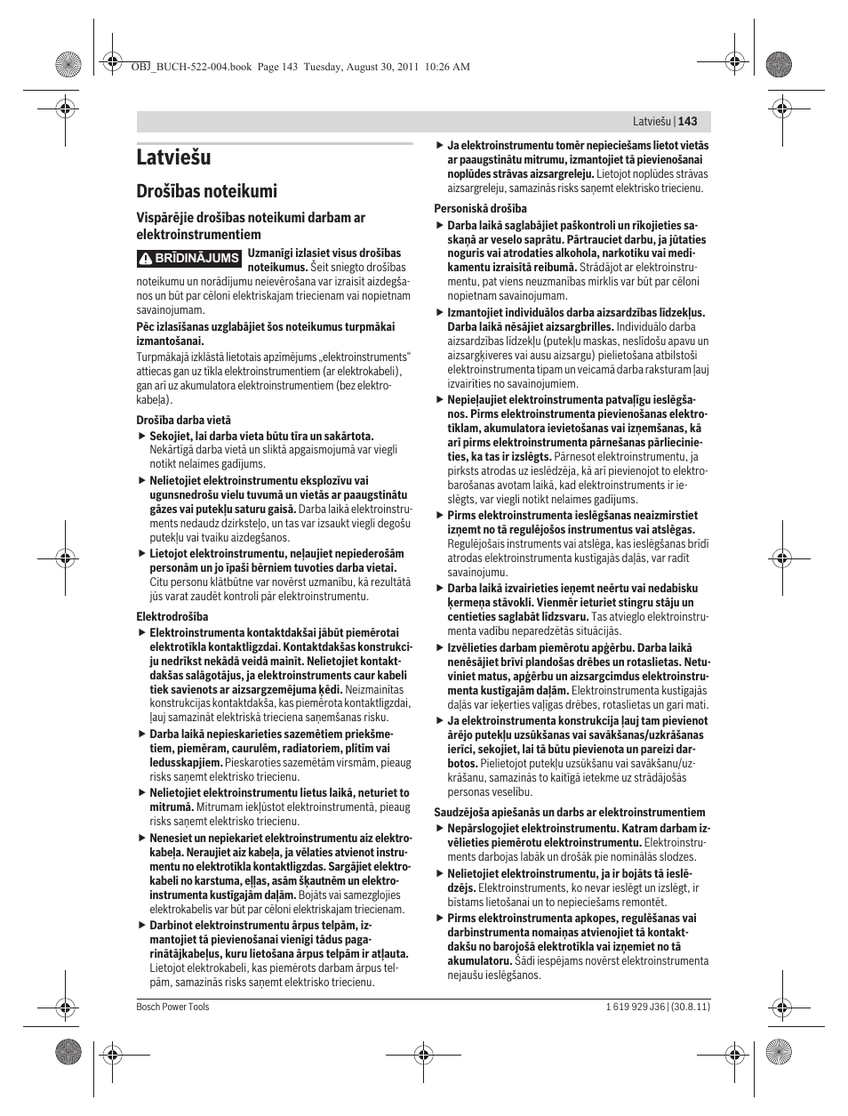Latviešu | Bosch GEX 150 Turbo Professional User Manual | Page 143 / 167