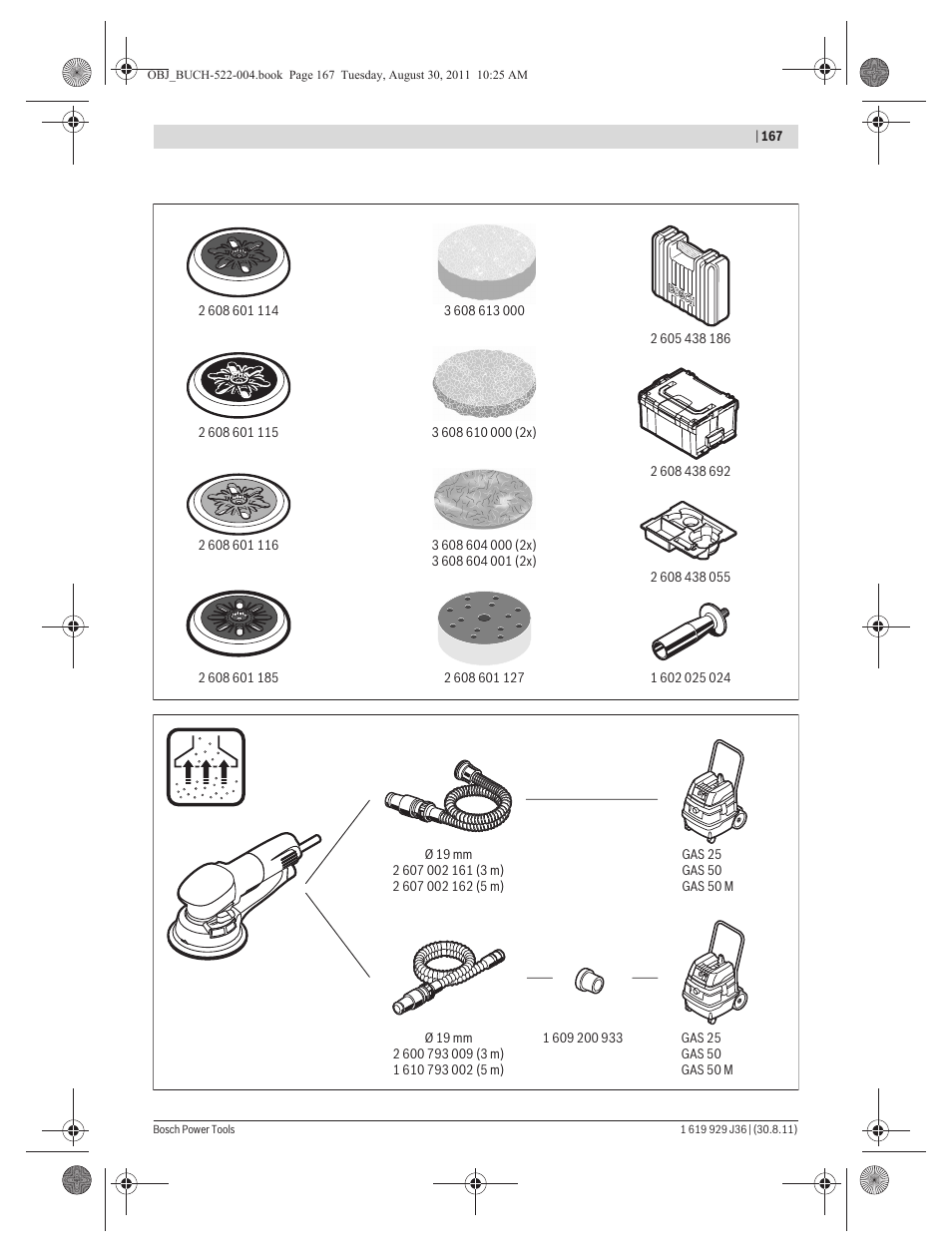 Bosch GEX 150 Turbo Professional User Manual | Page 167 / 167