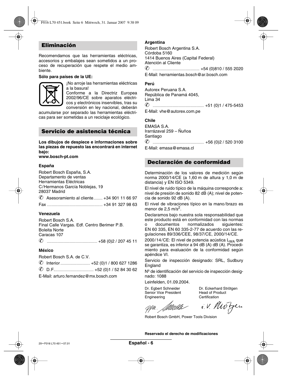 Bosch Rotak 320 User Manual | Page 29 / 170