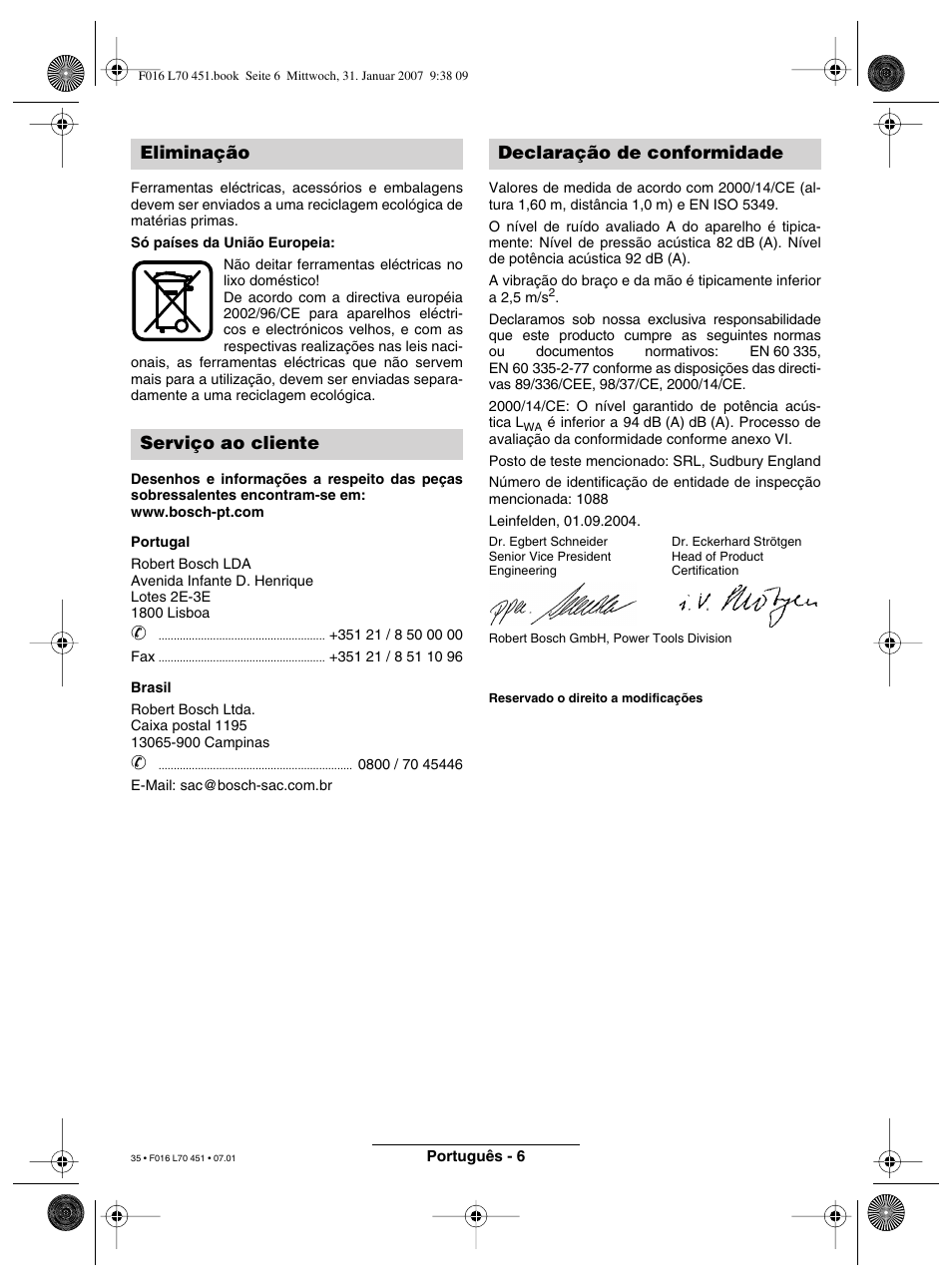 Bosch Rotak 320 User Manual | Page 35 / 170