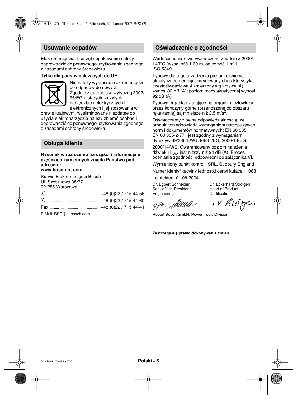 Bosch Rotak 320 User Manual | Page 90 / 170