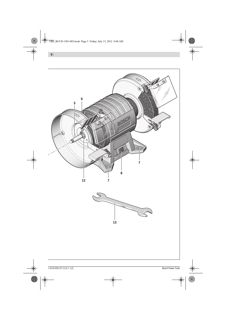 Bosch GBG 6 Professional User Manual | Page 5 / 150