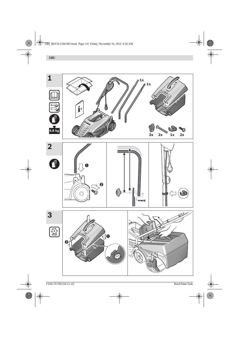 Bosch Rotak 32 User Manual | Page 116 / 118