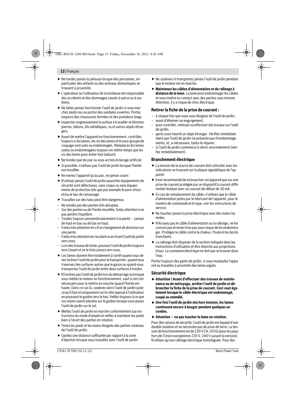 Bosch Rotak 32 User Manual | Page 12 / 118