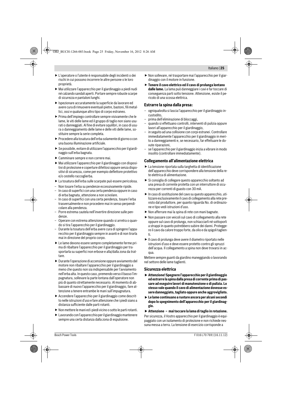 Bosch Rotak 32 User Manual | Page 25 / 118