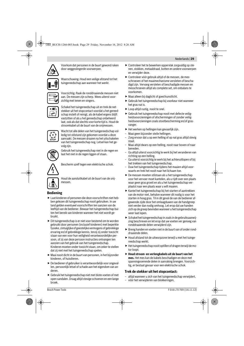 Bosch Rotak 32 User Manual | Page 29 / 118