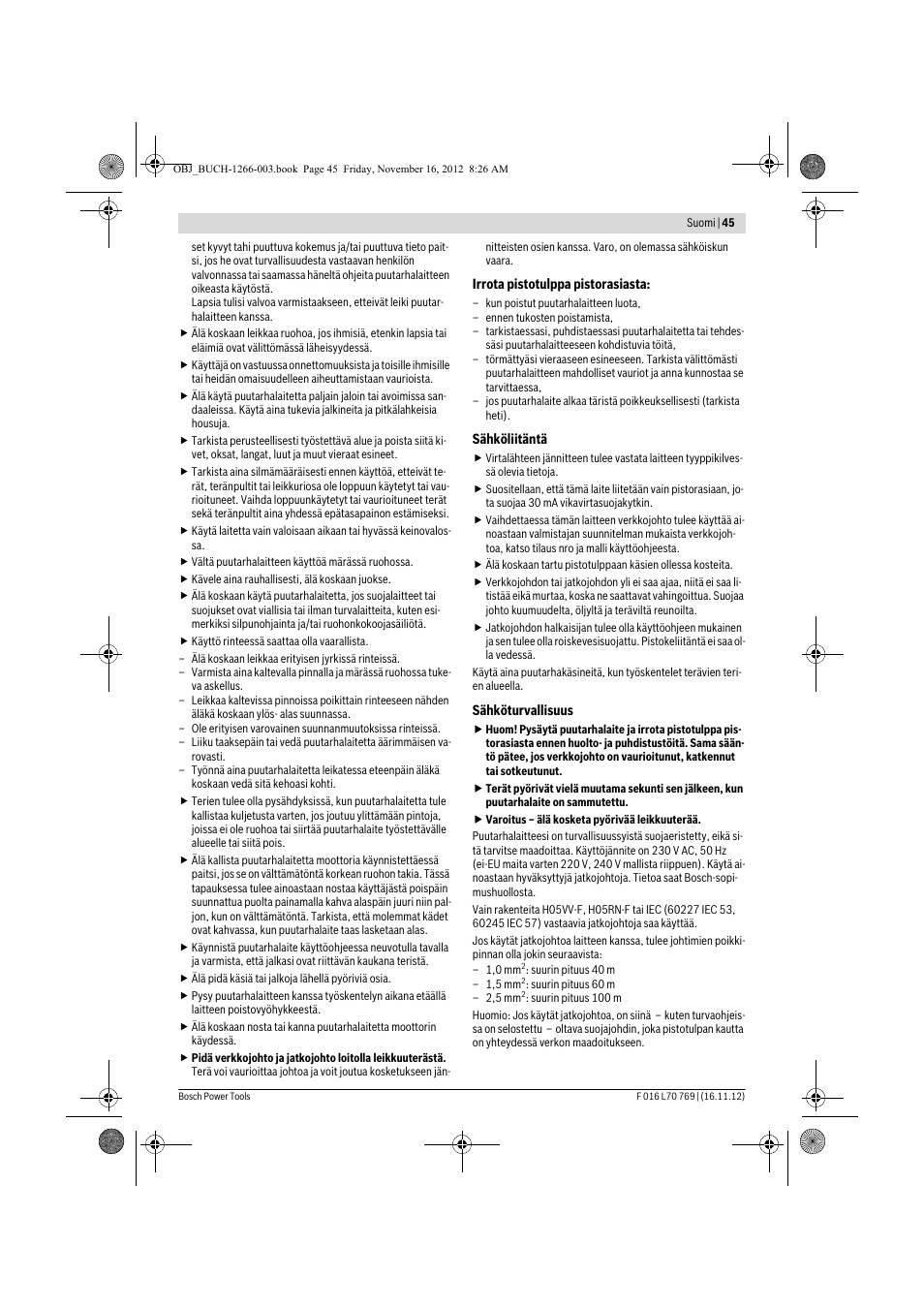 Bosch Rotak 32 User Manual | Page 45 / 118