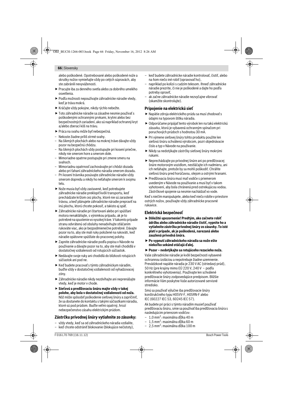 Bosch Rotak 32 User Manual | Page 66 / 118