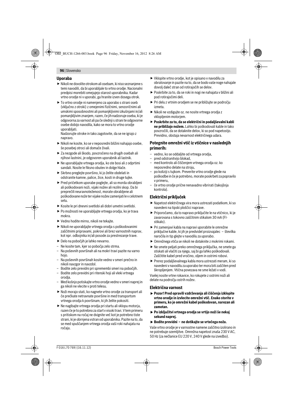 Bosch Rotak 32 User Manual | Page 96 / 118