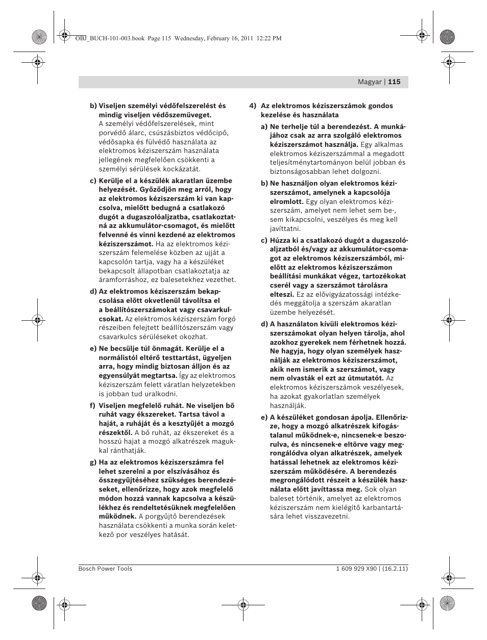 Bosch GNA 3,5 Professional User Manual | Page 115 / 199